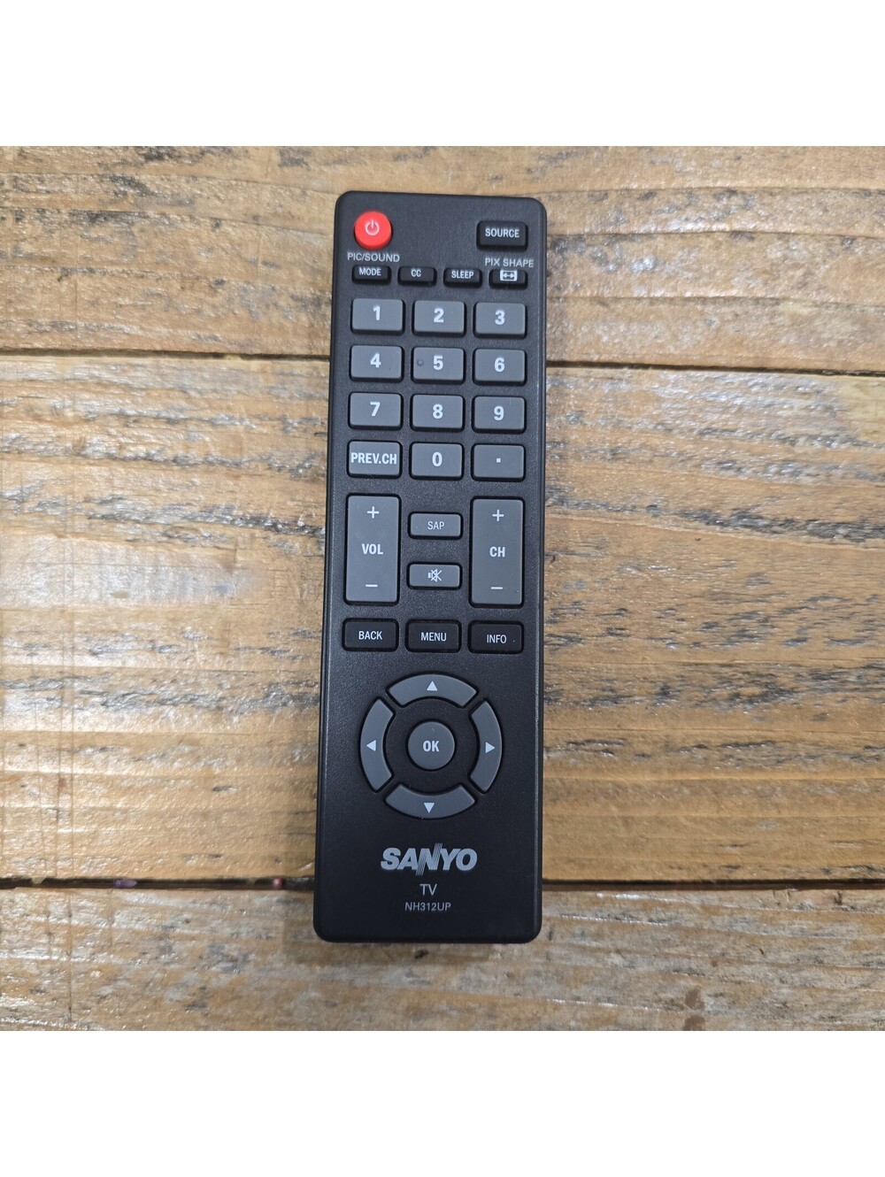 Sanyo TV Remote Control - NH312UP